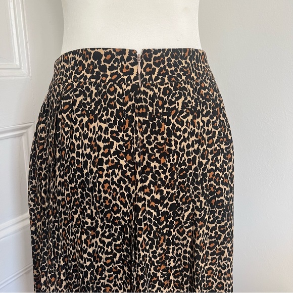 J Crew Leopard Print Midi Skirt - Picture 4 of 7